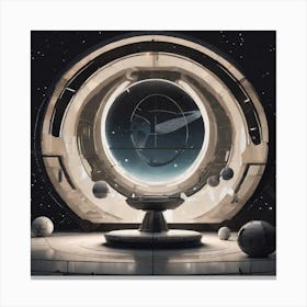 Space Station 75 Canvas Print