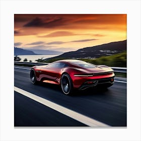 Aston Martin Concept Car Canvas Print