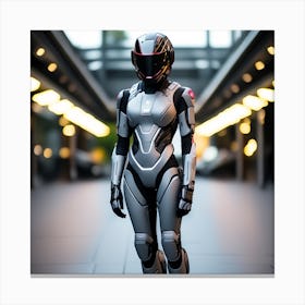 Futuristic Woman 69 Canvas Print