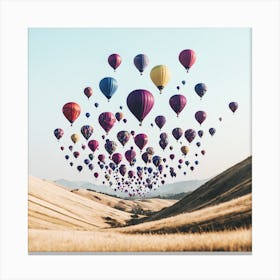 Hot Air Balloons Canvas Print