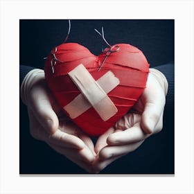 Mended Heart Canvas Print