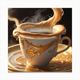 Coffee Cup 79 Canvas Print