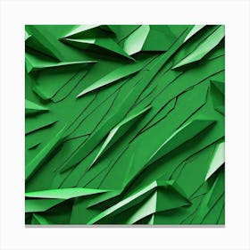 Abstract Green Background 5 Canvas Print