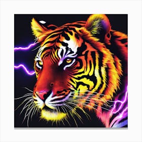 Lightning Tiger Canvas Print