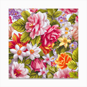 Floral Pattern Canvas Print