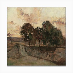 Landscape With Trees Canvas Print