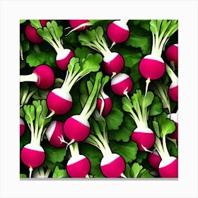 Radishes 10 Canvas Print