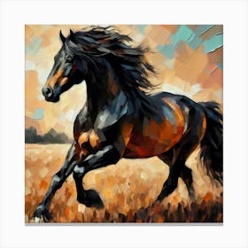 Horse Painting 9 Canvas Print