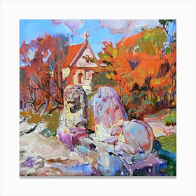 Autumn in the park Canvas Print