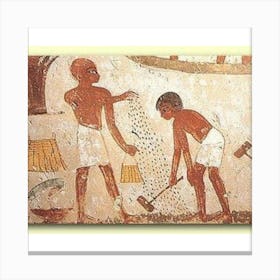 Egyptian Farming Canvas Print