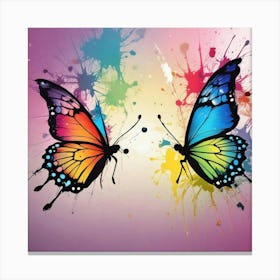 Colorful Butterflies 112 Canvas Print