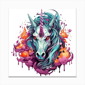 Unicorn Head 1 Canvas Print