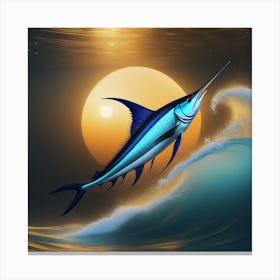 Marlin Canvas Print