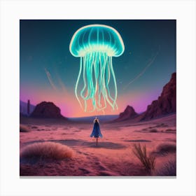 Jellyfish Canvas Print