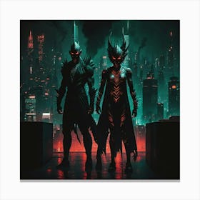Symbiosis fighters Canvas Print
