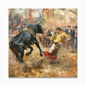 Bullfight in Malaga Leinwandbild