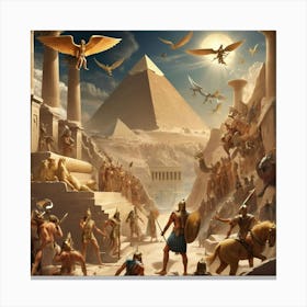 Olympus Legends Canvas Print