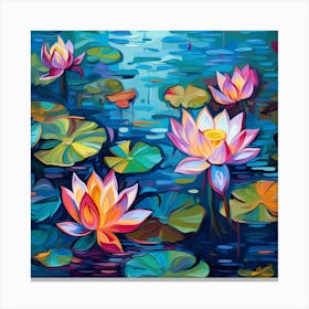 Water Lilies 20 Canvas Print