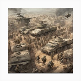 Iraq War Canvas Print