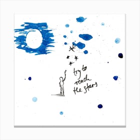 Try To Reach The Stars 2 Canvas Print