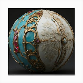 Ornamental Ball Canvas Print