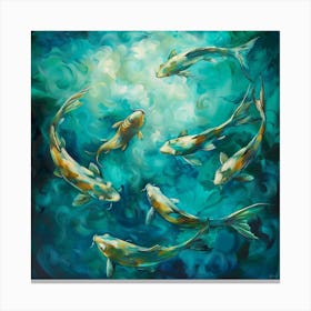 Koi Fish 16 Canvas Print