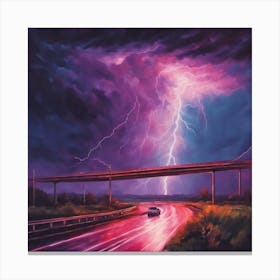 Electric Highway Canvas Print