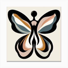 Abstract Butterfly Canvas Print