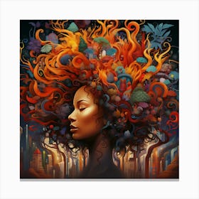 Afrofuturism 87 Canvas Print