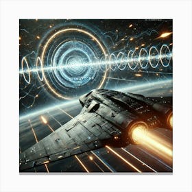 Emp Disruptors Raven Class Stealth Fighter Canvas Print