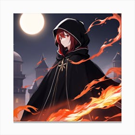 Red Mage Midnight Canvas Print