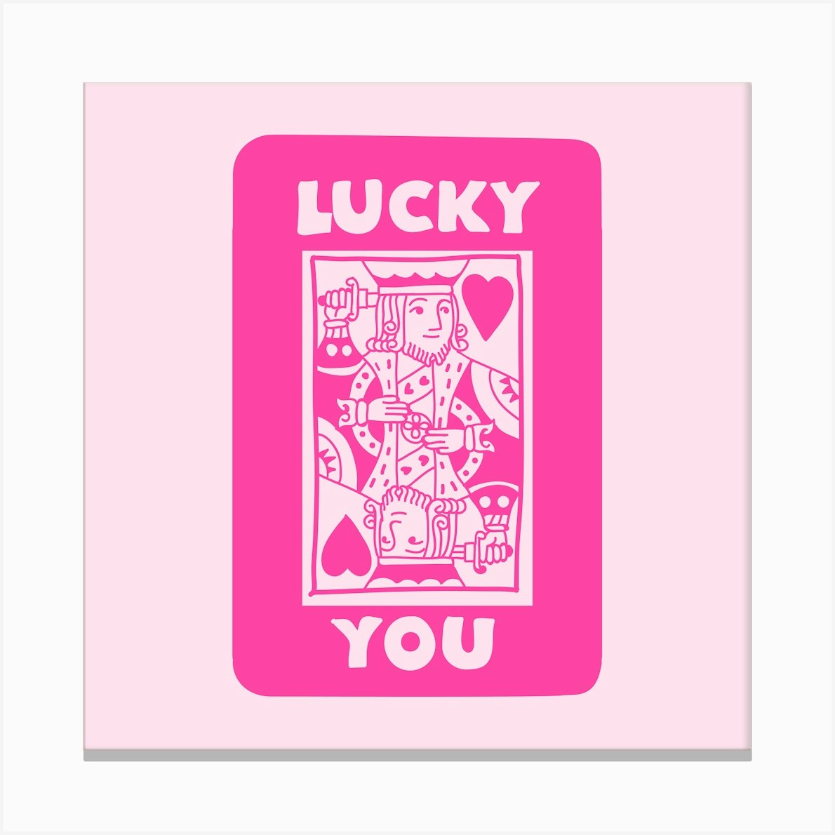 Lucky You Canvas Print by AST prints