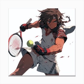 Tennis Player Canvas Print
