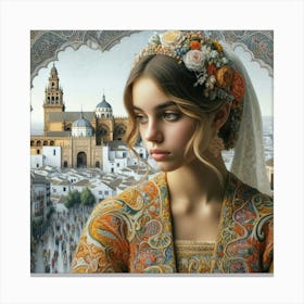 beautiful lady73 Canvas Print