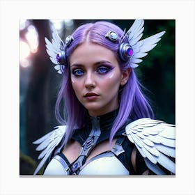 Angel Of The Forest Canvas Print