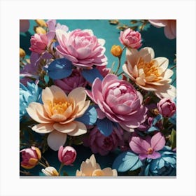 Peonies Canvas Print