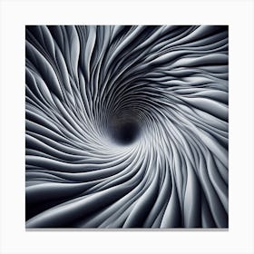 Abstract Swirling Vortex Canvas Print