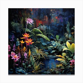 Tropical Jungle 1 Canvas Print