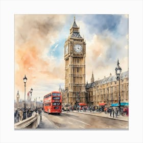 Big Ben In London 1 Canvas Print