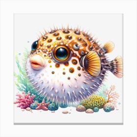 Puffer Fish 1 Canvas Print