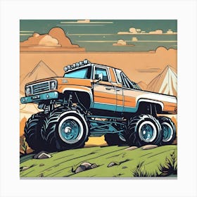 Monster Truck 11 Canvas Print