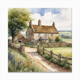 Country Cottage 2 Canvas Print