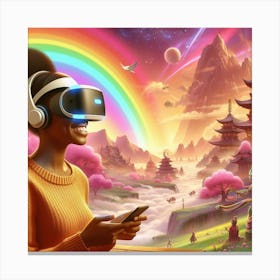 Vr Headset Canvas Print