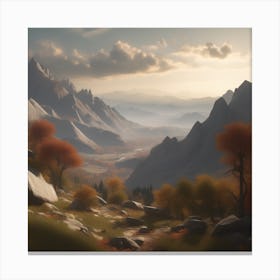 Mountain Landscape 13 Canvas Print