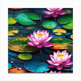 Lotus Flower 52 Canvas Print