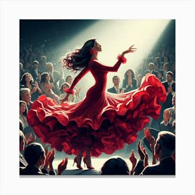 Flamenco Dancer 2 Canvas Print