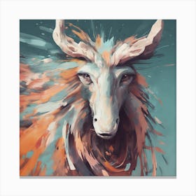 Abstract Animal Art Prints and Posters 3 Canvas Print