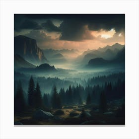 Landscape Painting 254 Canvas Print