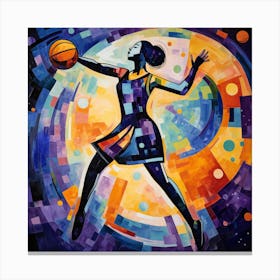 Basketball Player 6 Canvas Print