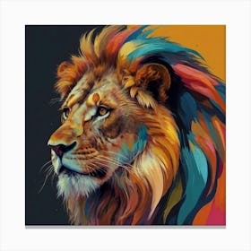 Lion Painting Canvas Print